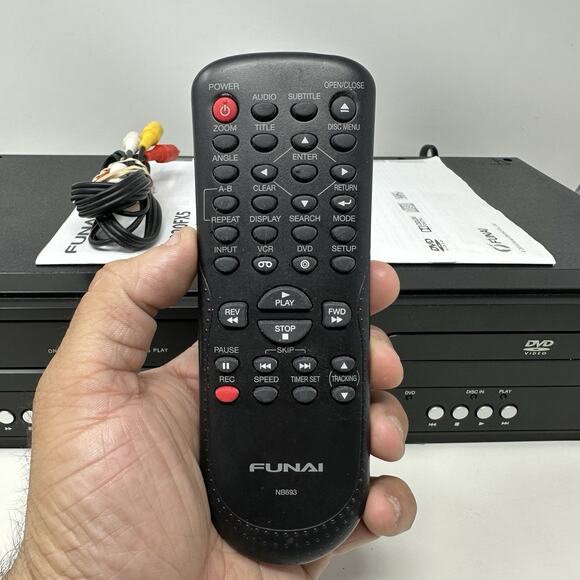 FUNAI DV220FX5 DVD VCR Combo Player Recorder Tested With Remote Manual Works - Picture 6 of 15